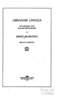 Abraham Lincoln, En Lefnads- Och Karakt�rsteckning 1164148141 Book Cover