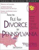 How to File for Divorce in Pennsylvania (Legal Survival Guides) 1572482117 Book Cover