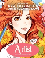 Anime Coloring book Artist: Canvas of Creativity - 40 High-Quality Manga Illustrations (Anime Coloring Books) B0CNR3HNGN Book Cover