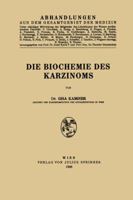 Die Biochemie Des Karzinoms 3709196388 Book Cover