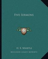 Five Sermons 9356014698 Book Cover
