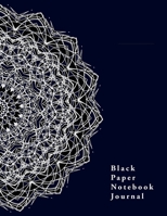 Black Paper Notebook Journal: College Ruled: 8.5x11 Black Paper Notebook. Lined Pages: for creative note taking or journaling at school, class, and ... and Metallic gel pens/markers, Gel ink pens 1706418426 Book Cover