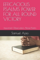 Efficacious Psalms Power for All Round Victory: Important Observation About Psalm B084Z13QJL Book Cover