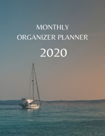 Monthly Organizer Planner: 2020 Year At A Glance Calendar and Organizer 1693862255 Book Cover