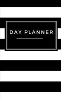 Day Planner - Planning My Day - White Black Strips Cover 171455810X Book Cover