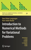 Introduction to Numerical Methods for Variational Problems 3030237907 Book Cover