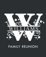 Williams Family Reunion: Personalized Last Name Monogram Letter W Family Reunion Guest Book, Sign In Book (Family Reunion Keepsakes) B07Y1X5CLD Book Cover