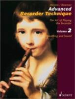 Advanced Recorder Technique: The Art of Playing the Recorder - Volume 2: Breathing and Sound 3795705177 Book Cover