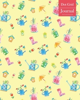 Dot Grid Journal: Notebook Planner with Spring Themed Cover Design 170802252X Book Cover