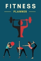 Fitness Planner: Your Personal Fitness Tracker with Meal Planner for Healthy Living and Weight Loss Diet 1673524788 Book Cover