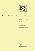 Zwei Formen der Ethik: 383. Sitzung am 19. April 1995 in Düsseldorf 3531073478 Book Cover
