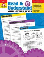 Read & Understand with Leveled Texts, Grade 3 1608236722 Book Cover