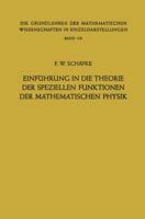 Einfuhrung in Die Theorie Der Speziellen Funktionen Der Mathematischen Physik 3642948685 Book Cover