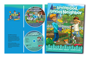 Deep Blue Connects Large Group/Small Group Kit: Loving God, Loving Neighbor Ages 6 & Up 1501887033 Book Cover
