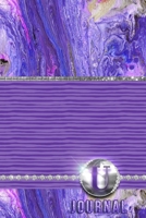 U Journal: Purple Acrylic Pour Abstract Art - Letter U Initial Monogram Lined Notebook 1670127281 Book Cover