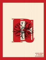 R 2020-2024 5 Year Planner: Beautiful Letter R Monogram 2020-2024 Daily, Monthly, Organizer, Appointment Scheduler, Personal Journal, Logbook, 60 Months Planner Calendar. 167164137X Book Cover