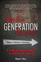 From this Generation For Ever: Volume 3: Canonicity and Transmission 1961110342 Book Cover
