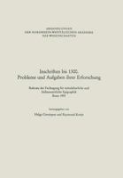 Inschriften Bis 1300. Probleme Und Aufgaben Ihrer Erforschung: Referate Der Fachtagung Fur Mittelalterliche Und Fruhneuzeitliche Epigraphik Bonn 1993 3663018377 Book Cover