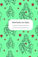 Christian Art Inspirational, Motivational and Spiritual Theme Wide Ruled Line Paper 1676062092 Book Cover