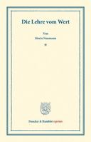Die Lehre Vom Wert 3428166868 Book Cover
