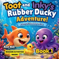 Toot and Inky's Super-Splashy Rubber Ducky Adventure!: A story of friendship and bravery. 3982874092 Book Cover