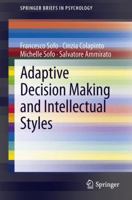 Adaptive Decision Making and Intellectual Styles 1461467071 Book Cover