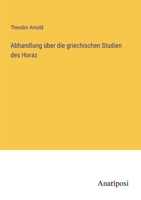 Abhandlung über die griechischen Studien des Horaz 3382008165 Book Cover