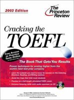 Cracking the TOEFL with Audio CD, 2003 Edition [With CD] 0375762752 Book Cover