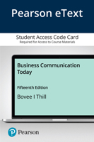 Pearson Etext Business Communication Today -- Access Card 0136715486 Book Cover