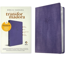 Bíblia Sagrada NVT Slim Letra Grande com Filament (LeatherLike, Purple) 6559883442 Book Cover