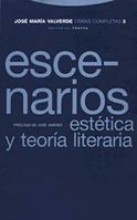Escenarios: Estetica y Teoria Literaria 8481643564 Book Cover