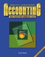 South-Western Accounting with Peachtree Complete 2003 0538437278 Book Cover