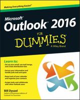 Outlook 2016 for Dummies 1119076889 Book Cover
