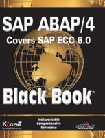 Sap Abap/4, Covers Sap Ecc 6.0, Black Book: 2009 Ed 8177224298 Book Cover