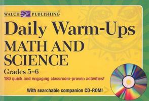 Daily Warm-Ups: Math and Science Custom Barnes and Noble 0825164095 Book Cover