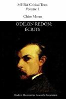 Odilon Redon: Écrits 0947623639 Book Cover