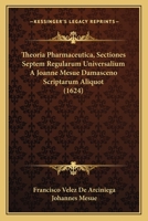 Theoria Pharmaceutica, Sectiones Septem Regularum Universalium A Joanne Mesue Damasceno Scriptarum Aliquot (1624) 1120940486 Book Cover