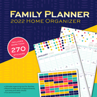 2022 Family Planner Wall Calendar with Reminder Stickers 1438882866 Book Cover