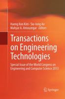 Transactions on Engineering Technologies: Special Issue of the World Congress on Engineering and Computer Science 2013 9402407855 Book Cover