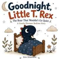 Goodnight, Little T. Rex: The Roar That Wouldn't Go Quiet — A Gentle Dinosaur Bedtime Story About Big Feelings, Calm Breaths, and Learning to Settle Down (Dino Dreamland) B0HGLKMCT6 Book Cover