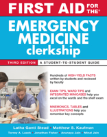 First Aid for the Emergency Medicine Clerkship 007144873X Book Cover