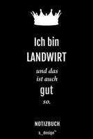Notizbuch f�r Landwirte / Landwirt / Landwirtin: Originelle Geschenk-Idee [120 Seiten kariertes blanko Papier] 1695329554 Book Cover