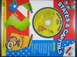 States & Capitals Workbook & Music CD 1575838915 Book Cover