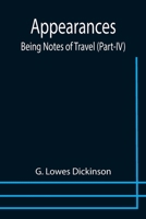 Appearances: Being Notes of Travel 9355398700 Book Cover
