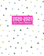 2020-2021 Two Year Planner: Cute Jan 1, 2020 to Dec 31, 2021 Weekly & Monthly Planner Calendar and Schedule Organizer Art Cover 00023188 1712847716 Book Cover