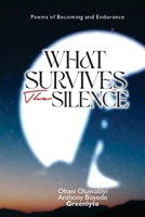 WHAT SURVIVES THE SILENCE: Poems of Becoming and Endurance B0GTPG4DS9 Book Cover