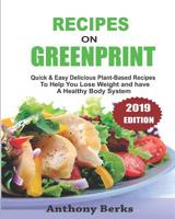 Recipes on Greenprint 1081416750 Book Cover