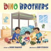 Dino Brothers: Setup a plan to teach their cousin to love Dinosaurs 1962725057 Book Cover
