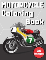 Motorcycle Coloring Book: Motorcycles & Motocross Scenes for Kids B08GRQ9NB6 Book Cover