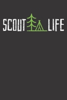 Notebook: Scout Scouting Leader Camping Hiking Gift College Ruled 6x9 120 Pages 1084154196 Book Cover